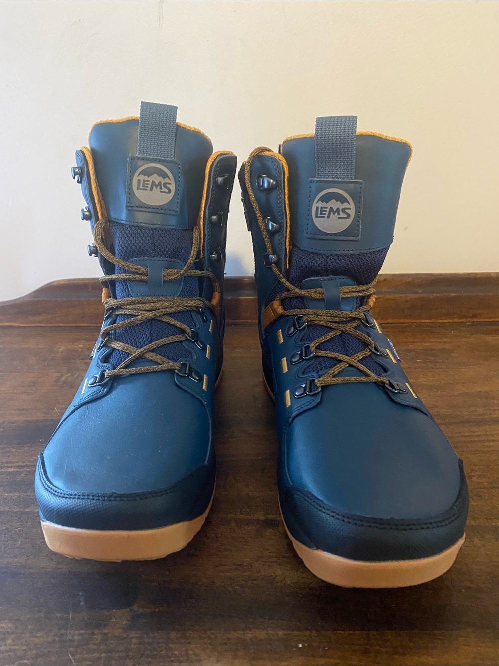 Lems Mens Navy Waterproof Rain & Snow Boots